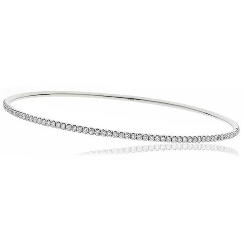 1.60ct Elegant Round Diamond Set Bangle W