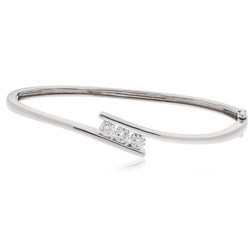 0.30ct Elegant Round Diamond Set Bangle W