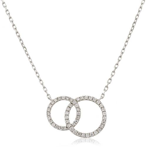 Circle Of Life Round Diamond Designer Necklace W