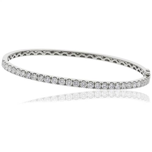 0.90ct Elegant Round Diamond Set Bangle W