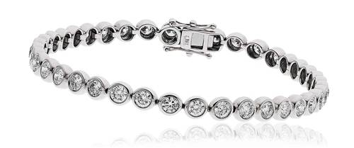 Classic Single Row Diamond Tennis Bracelet W