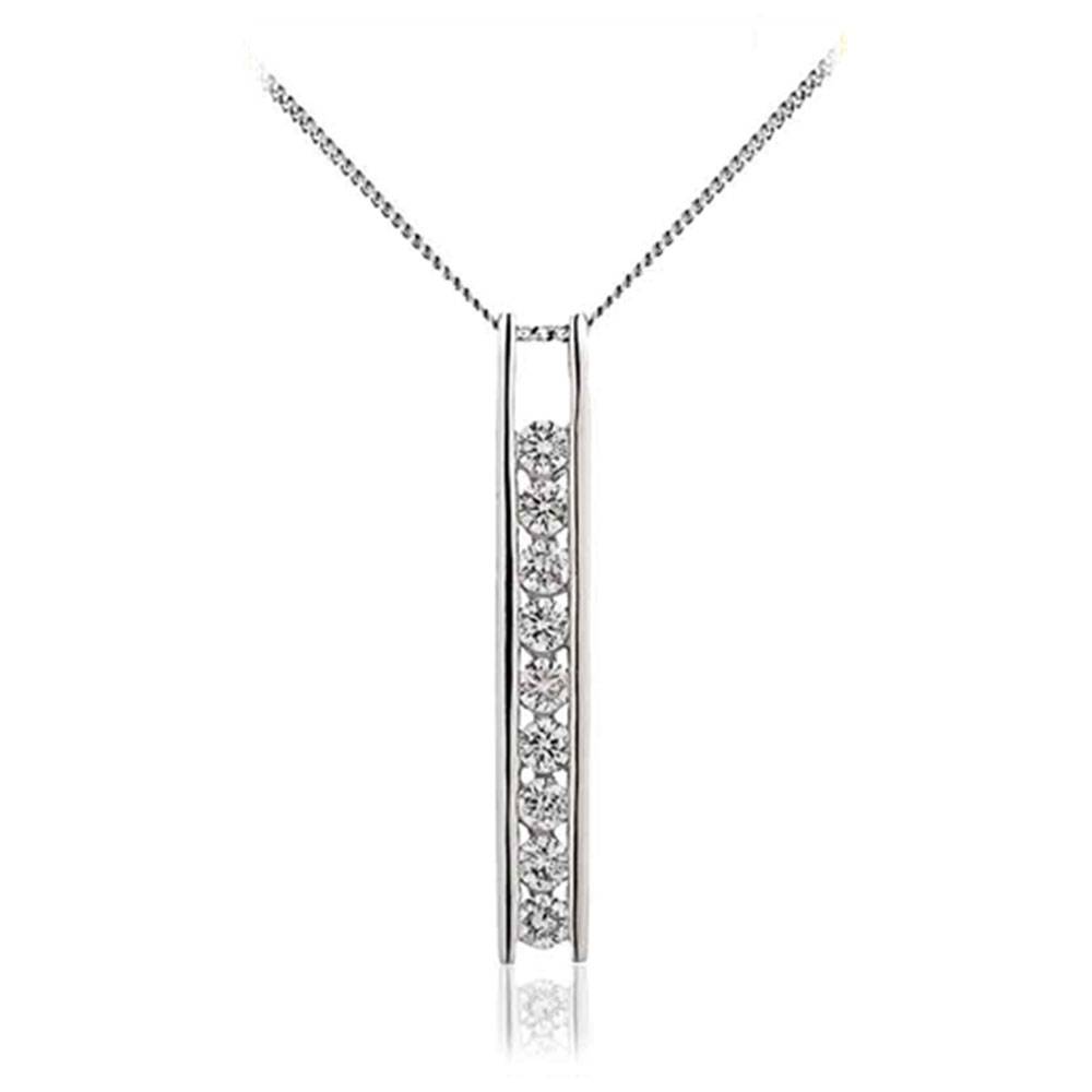 Classic Round Diamond Journey Pendant W