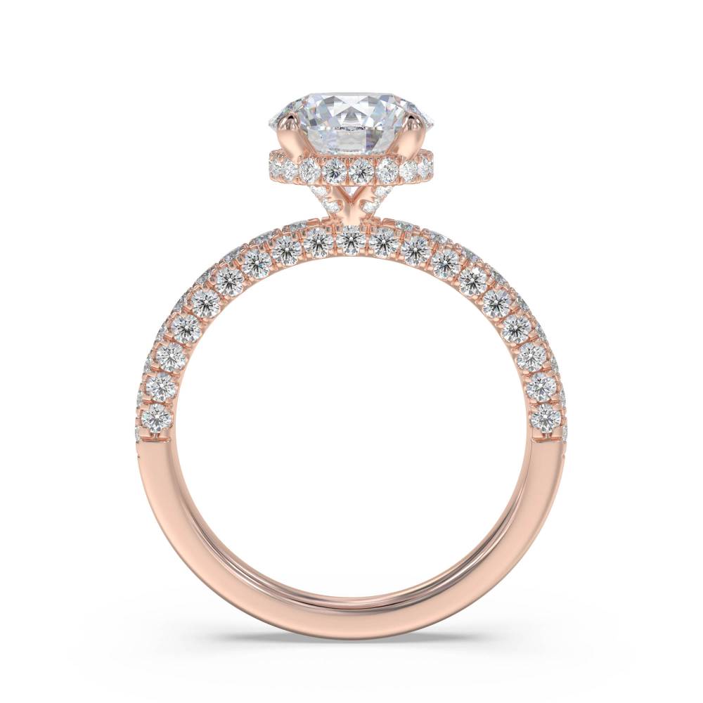 Vintage Round Diamond Engagement Ring Image