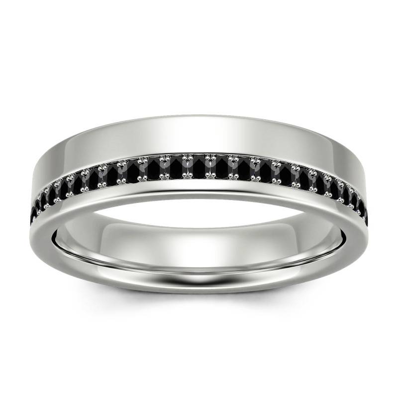 Mens Black Diamond Ring P