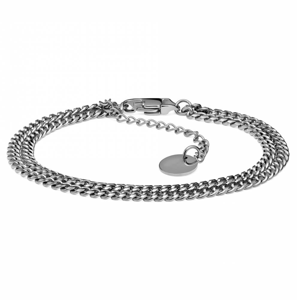 7mm SIlver Chain Bracelet W