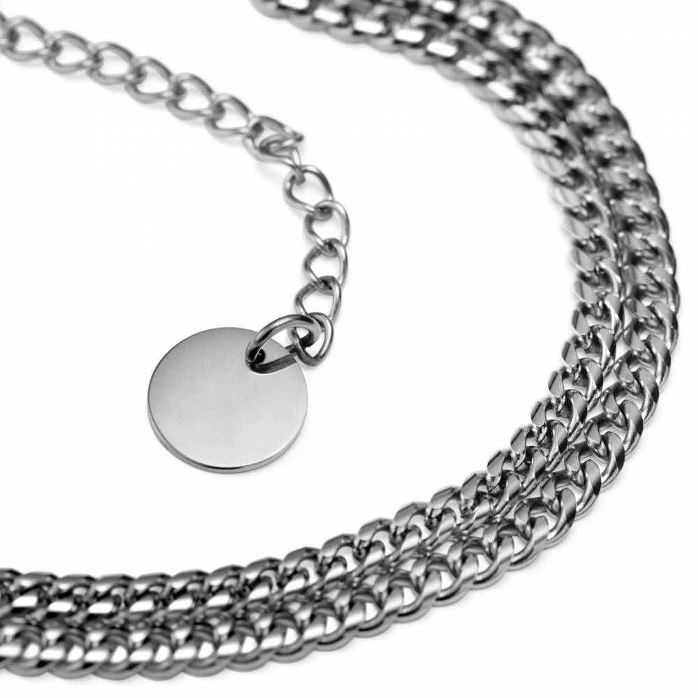 7mm SIlver Chain Bracelet W