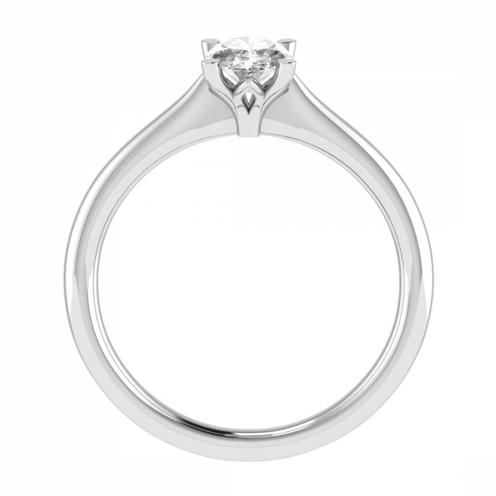 Oval Diamond Engagement Ring W