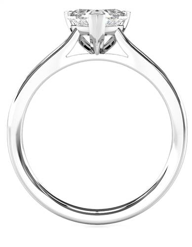Elegant Heart Diamond Engagement Ring Image