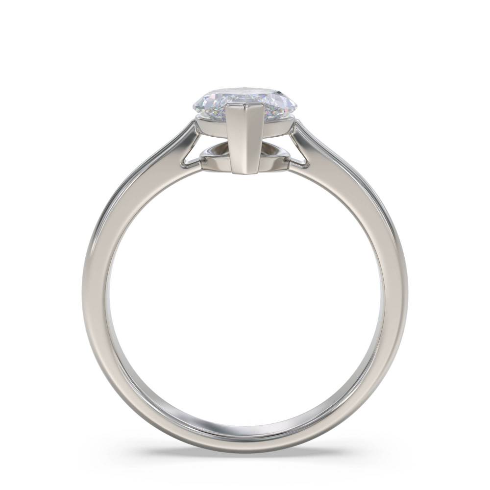 Marquise Diamond Engagement Ring set in Platinum