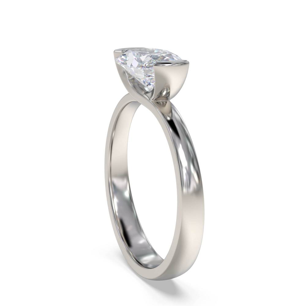 Traditional Oval Diamond Engagement Ring P