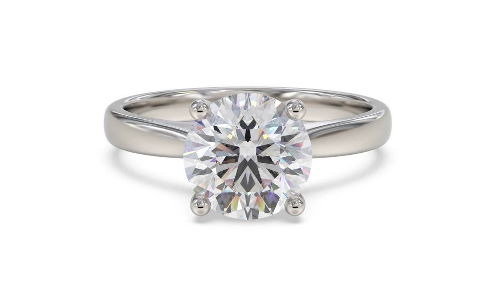 Round Diamond Engagement Ring P