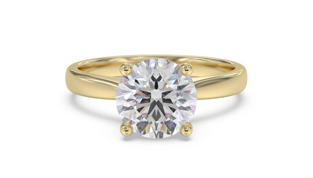 Round Diamond Engagement Ring Y