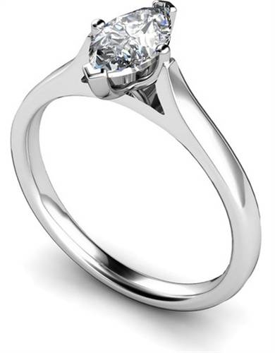 Marquise Diamond Engagement Ring P