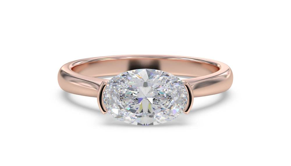 Traditional Oval Diamond Engagement Ring Image