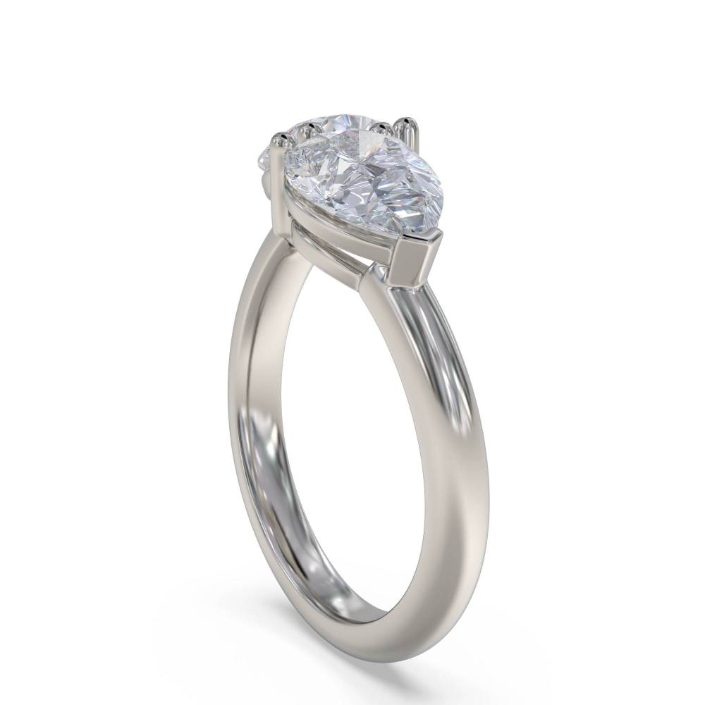 2 Stone Pear Diamond Ring P