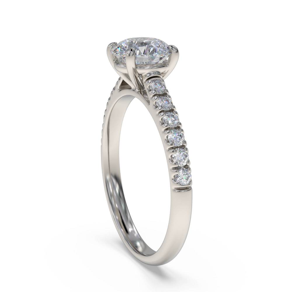 Shoulder Set Diamond Engagement Ring
 Image