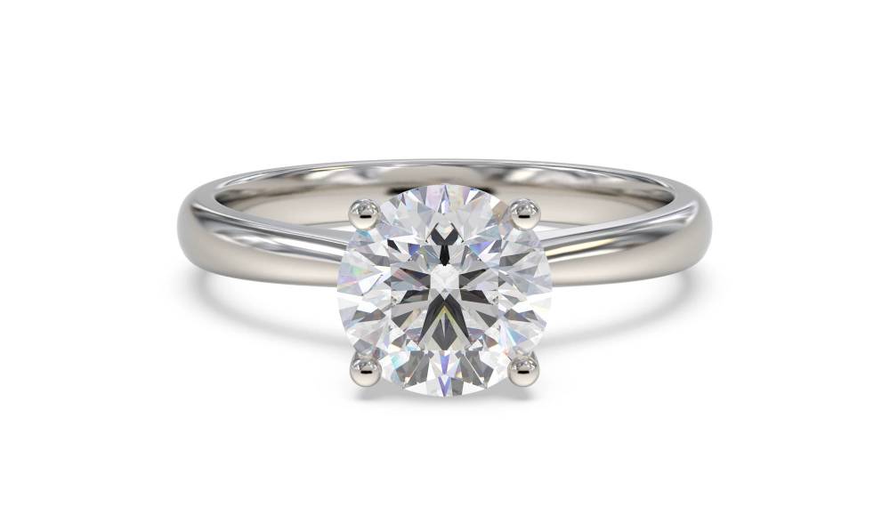 Round Diamond Engagement Ring P