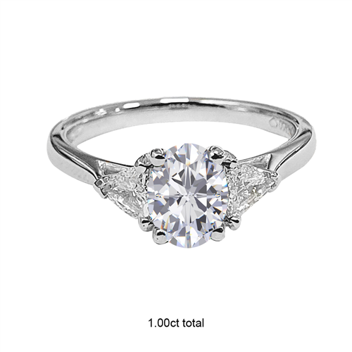 Oval & Trillian Diamond Trilogy Ring W