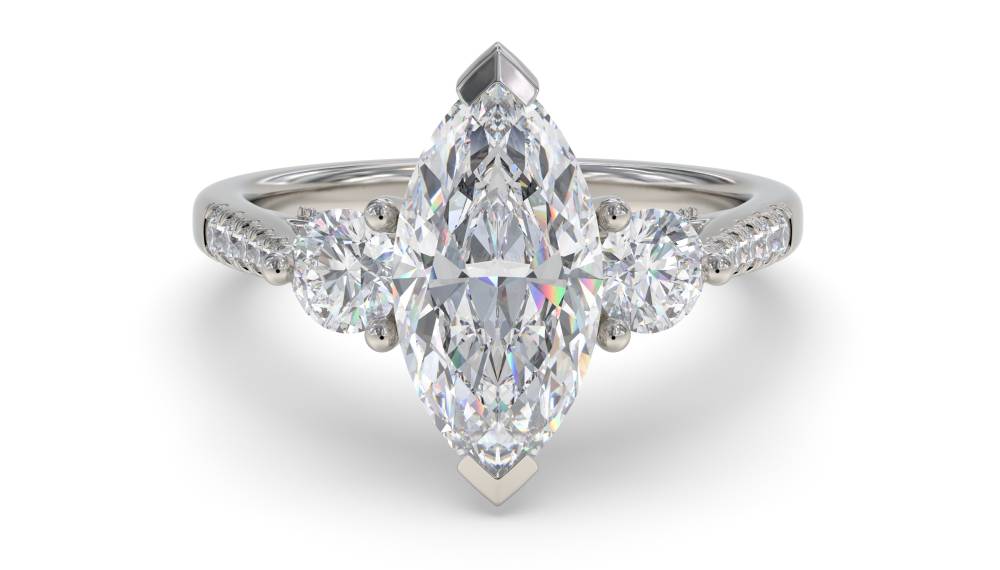 Unique Marquise Diamond Designer Ring P