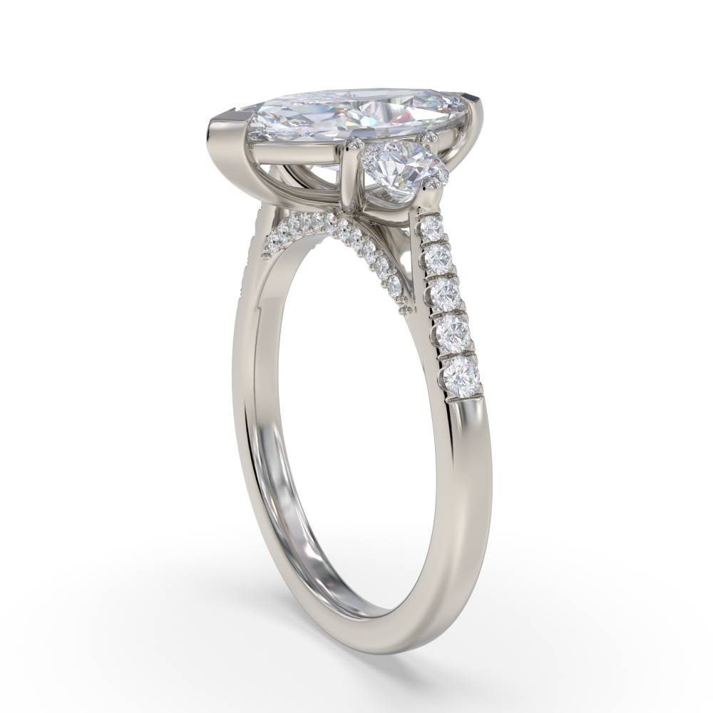 Unique Marquise Diamond Designer Ring P