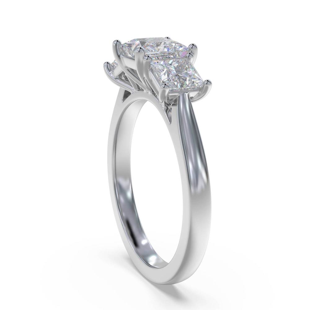 Classic Princess Diamond Trilogy Ring
 Image