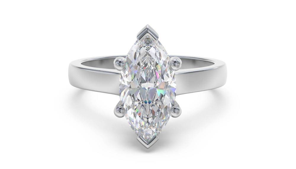 Marquise Diamond Engagement Ring W