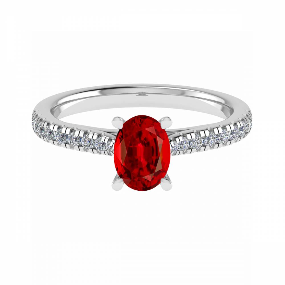 Ruby and Diamond Ring P