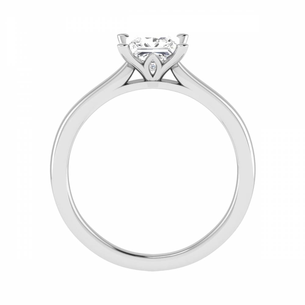 Princess Diamond Engagement Ring set in Platinum