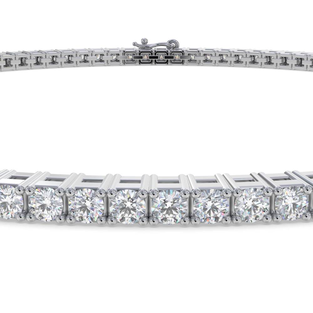 Classic Single Row Diamond Tennis Bracelet W