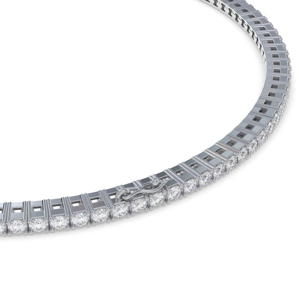 Classic Single Row Diamond Tennis Bracelet W