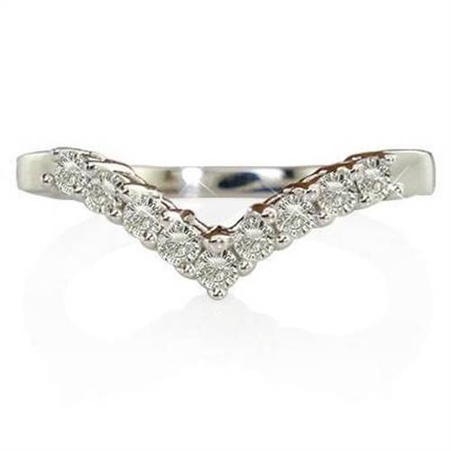 Classic Round Diamond Wishbone Eternity Ring W