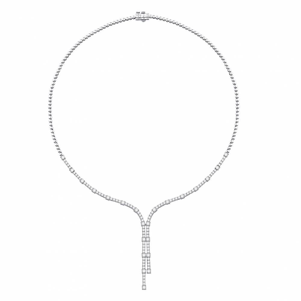 Round Diamond Lab Grown Necklace W