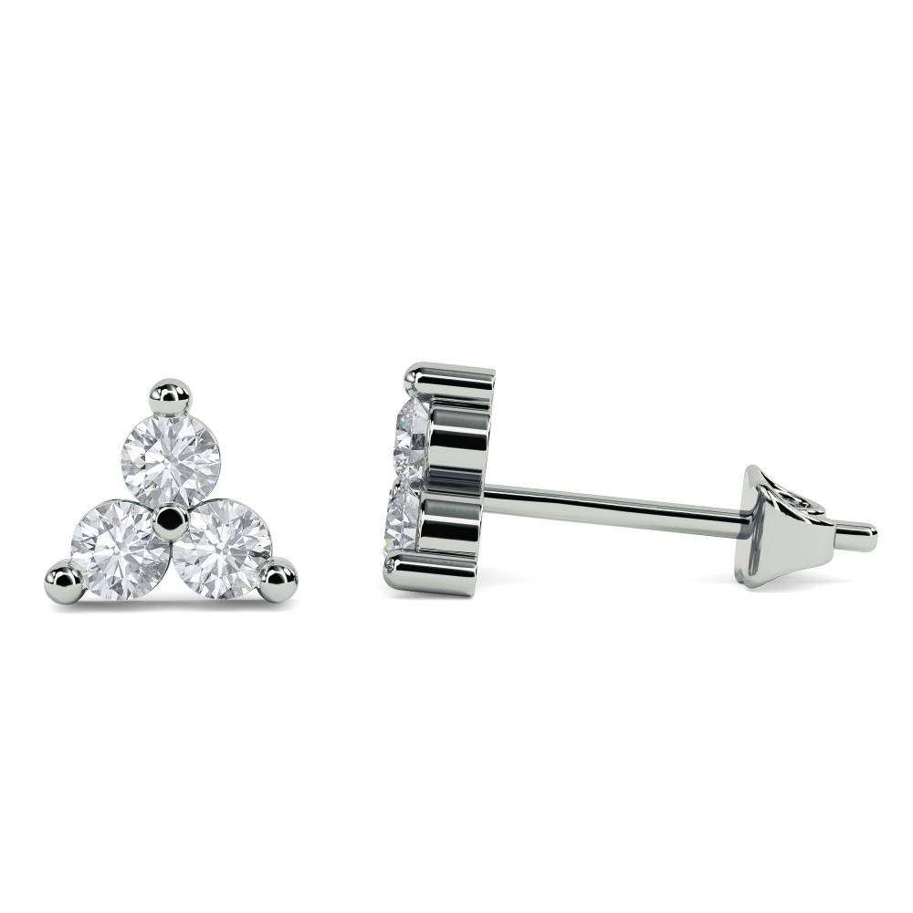 Round Diamond Designer Earrings P