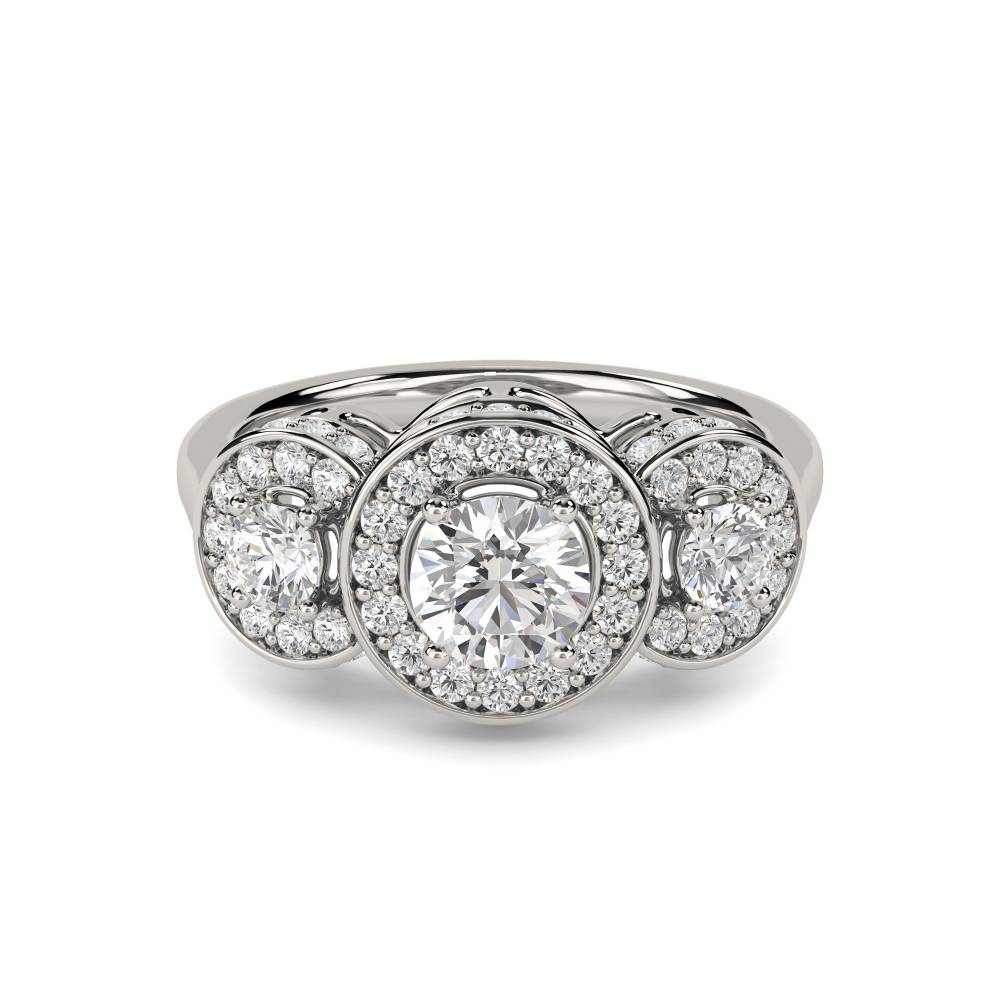 Round Diamond Designer Ring P