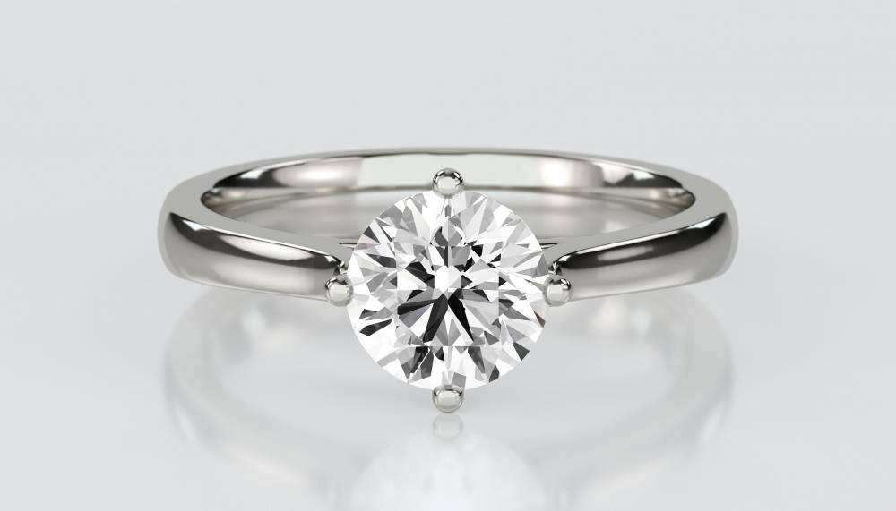 Round Diamond Engagement Ring P