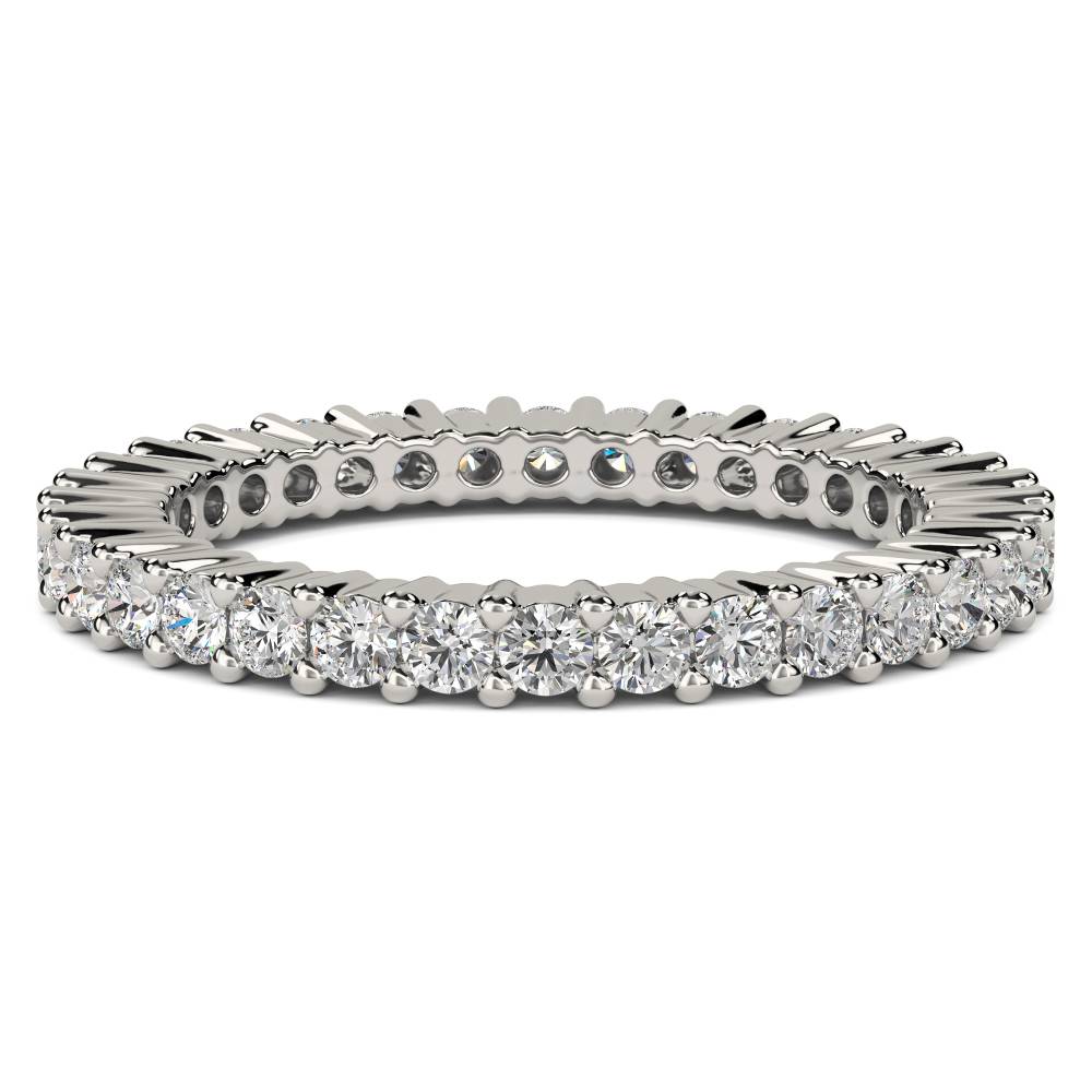 2mm Elegant Round Diamond Full Eternity Ring P