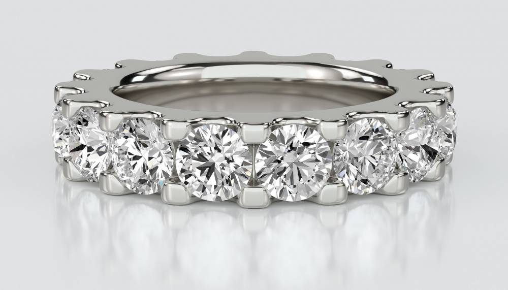 4.00ct Elegant Round Diamond Full Eternity Ring P