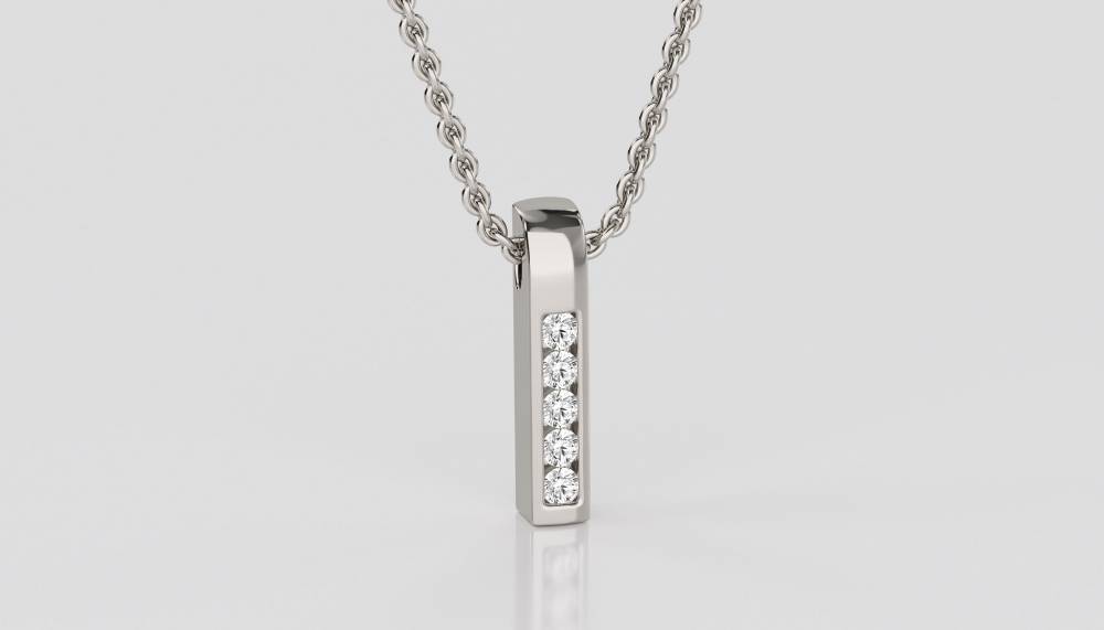 Unique Round Diamond Pendant P