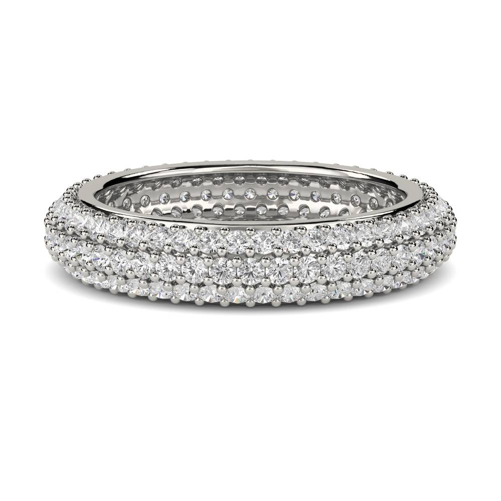 Round Full Diamond Eternity Ring P