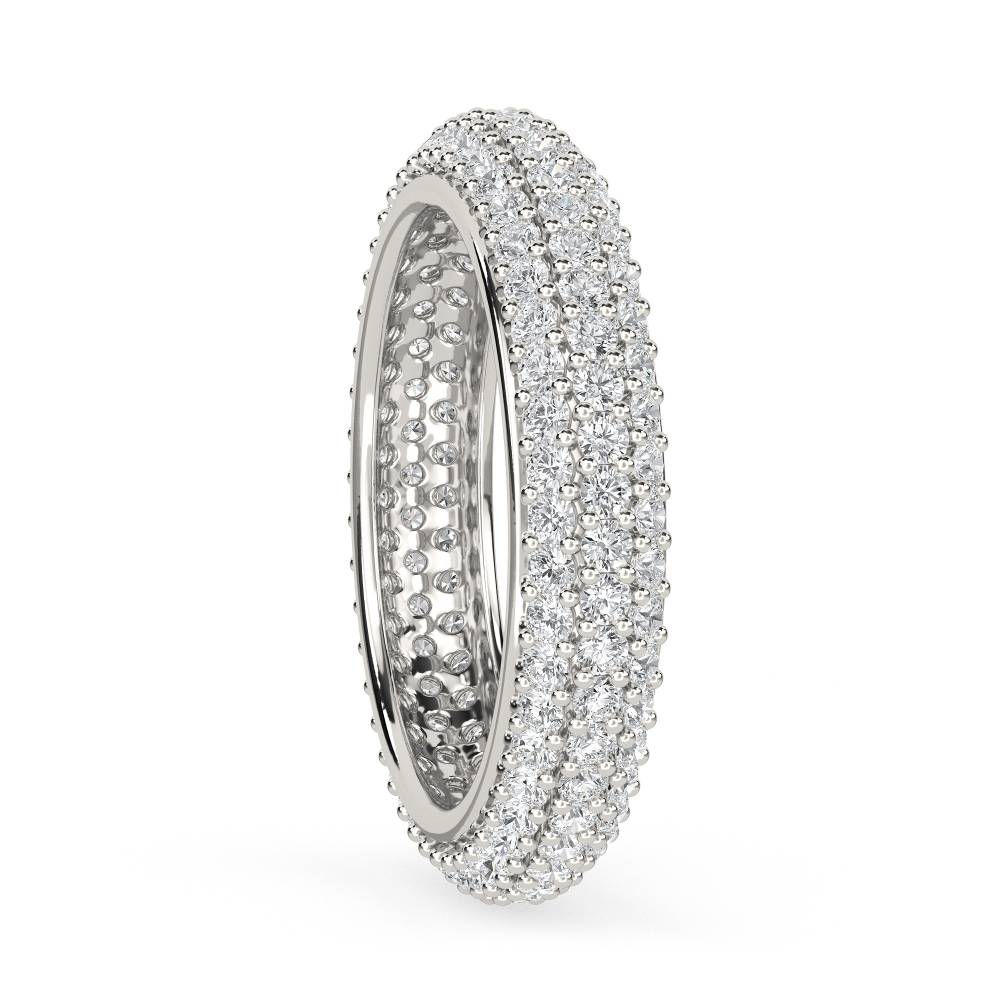 Round Full Diamond Eternity Ring P