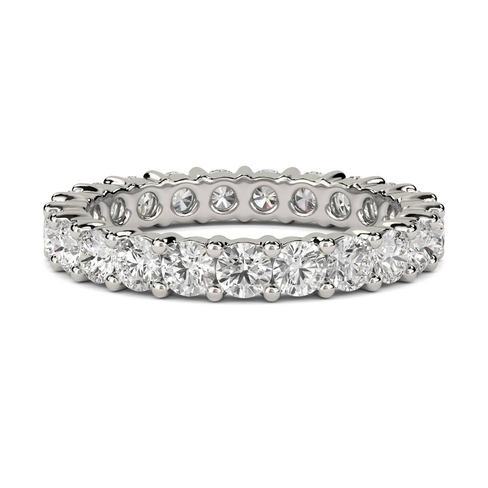 Round Diamond Full Eternity Ring P