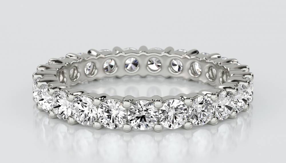 Round Diamond Full Eternity Ring P