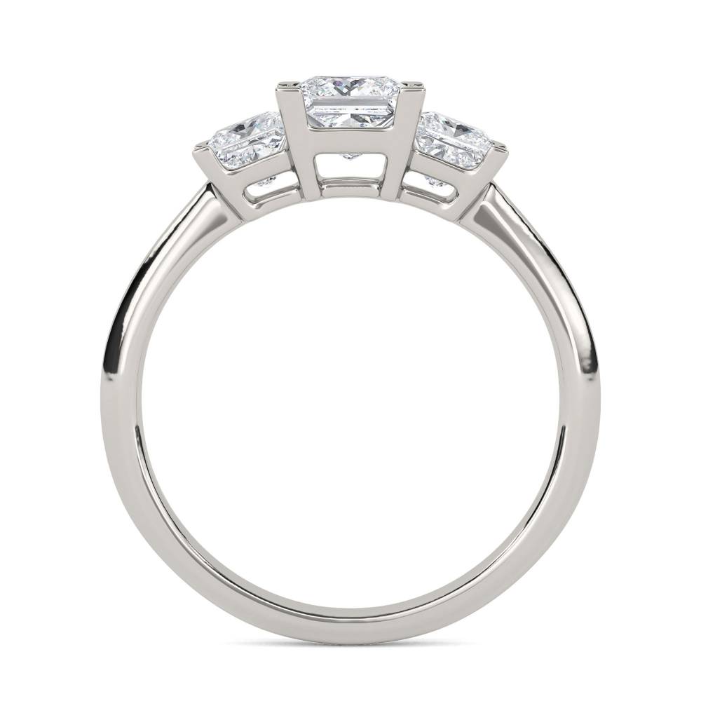 Classic Princess Diamond Trilogy Ring P