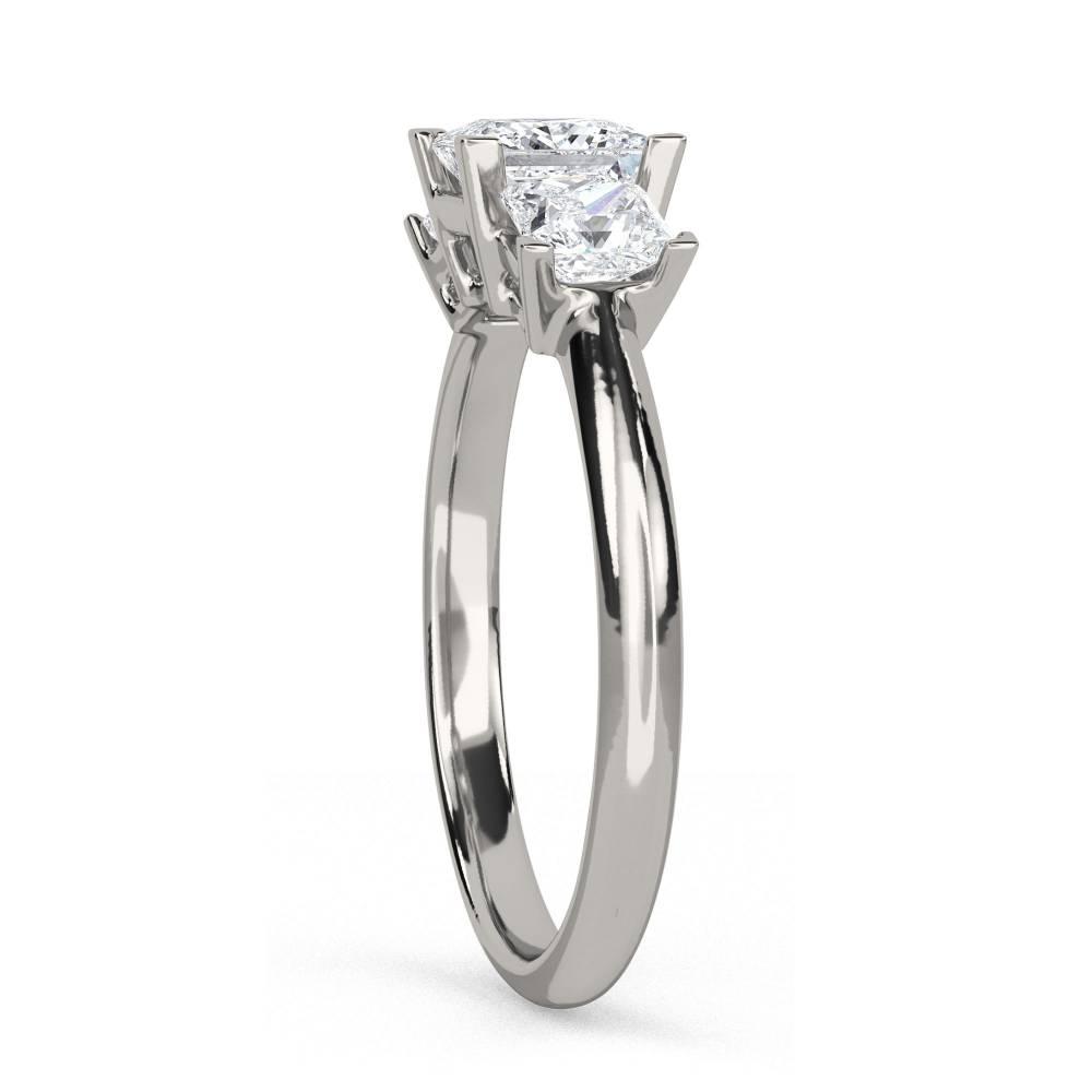 Classic Princess Diamond Trilogy Ring P