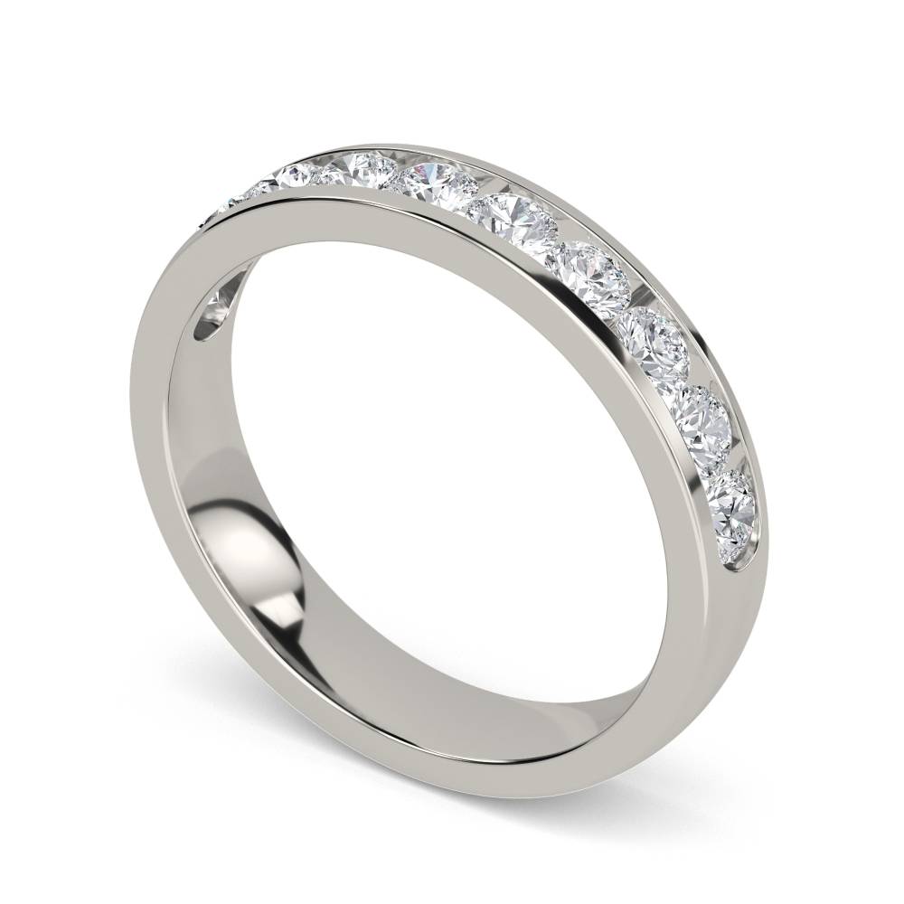 Diamond Half Eternity/Wedding Ring P