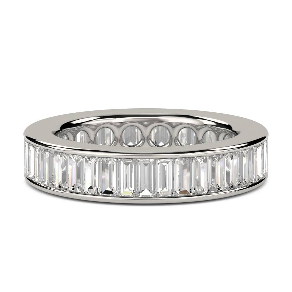 2.50ct Classic Baguette Diamond Full Eternity Ring P