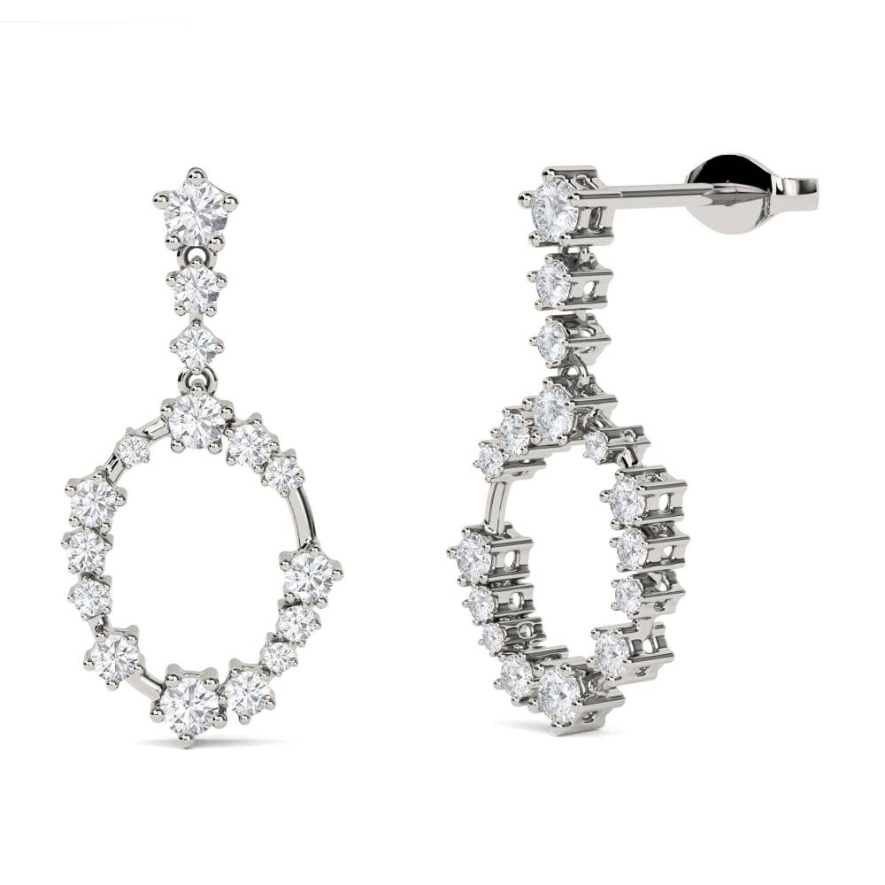 Effervecent Oval Silhouette Earrings P