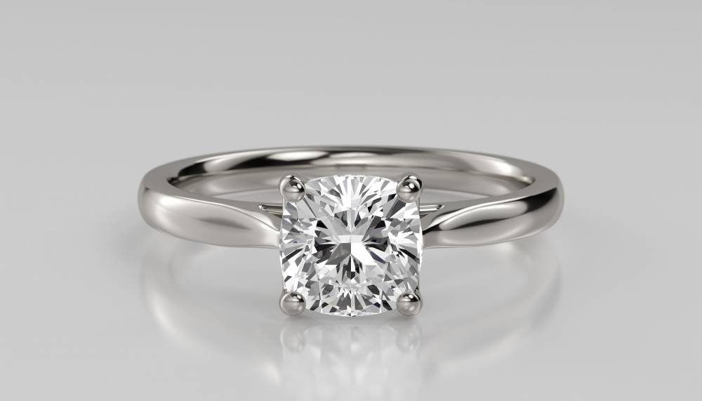 Cushion Diamond Engagement Ring P