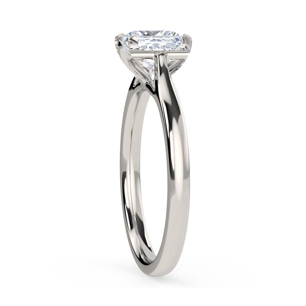 Princess Diamond Engagement Ring set in Platinum