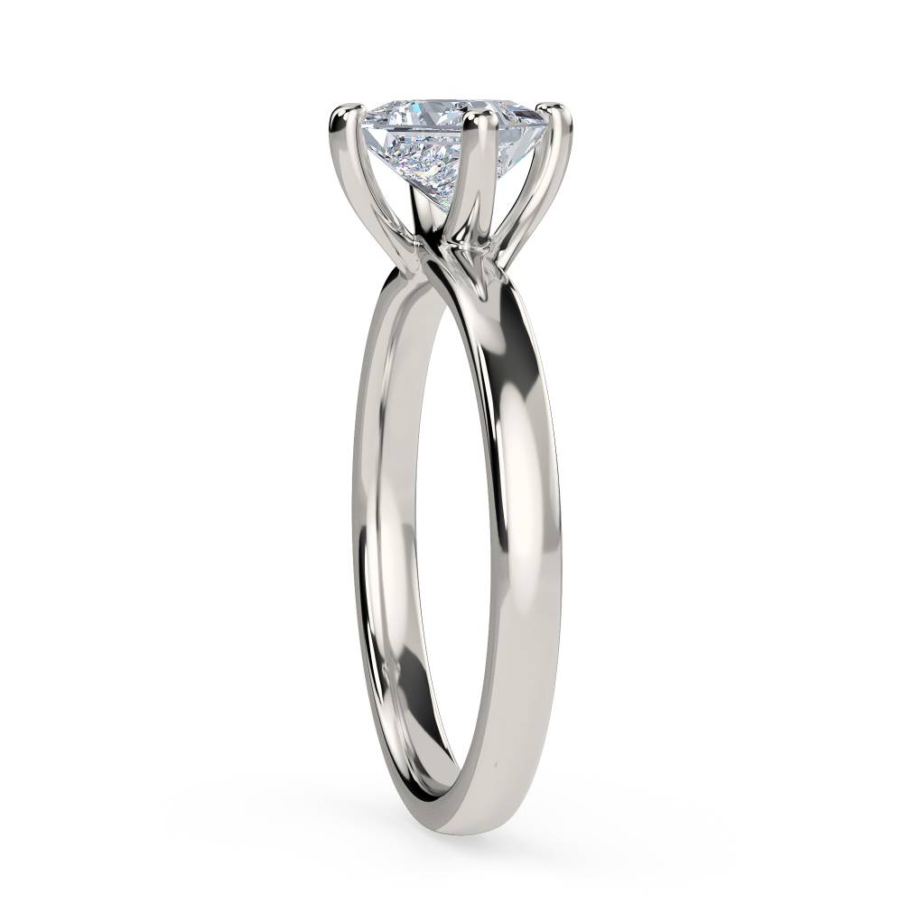 Princess Diamond Engagement Ring set in Platinum